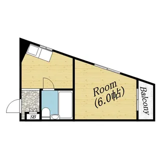 タチバナハイツ【3階】の間取り