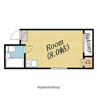 パインリーフ森小路【4階】の間取り