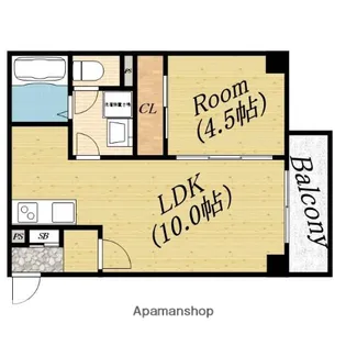 エルグランド今市【2階】の間取り