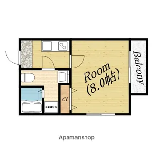 ドゥエリング太子橋【3階】の間取り