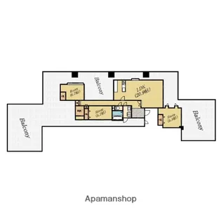 アーバンライフ大宮【8階】の間取り