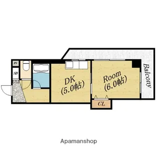 アーバンライフ大宮【3階】の間取り