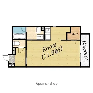 ボンジューネ【1階】の間取り