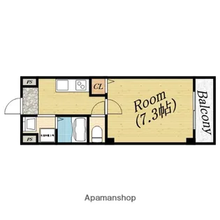 クレイン守口【3階】の間取り