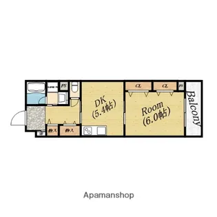 パイン ヴィレッジ【4階】の間取り