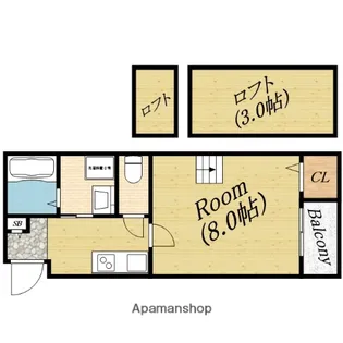 ココファイン千林【3階】の間取り