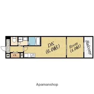 ステーションパレスS・T【4階】の間取り