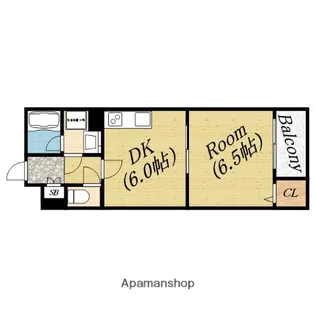 ノイヴェル大宮【2階】の間取り