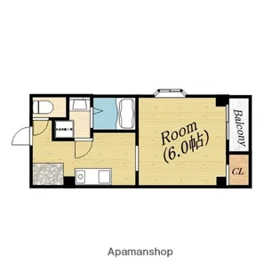 リブラルⅠ【4階】の間取り