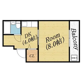 大宮4丁目マンション【2階】の間取り