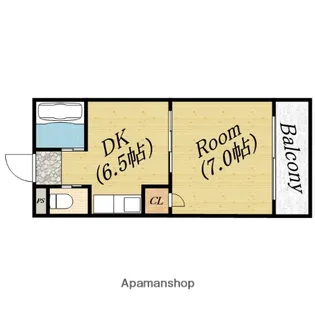 エクセレント新森【6階】の間取り