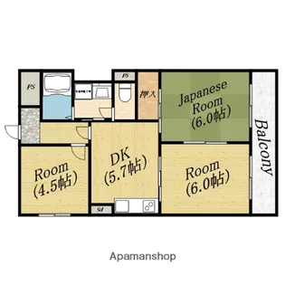 森岡ビル【3階】の間取り