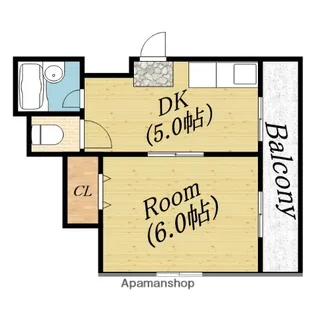 コンフォール今市【3階】の間取り