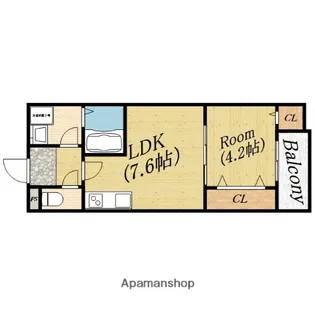 アート城北駅前【1階】の間取り