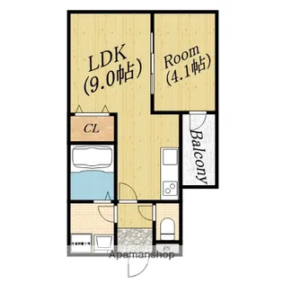 アート城北駅前【3階】の間取り