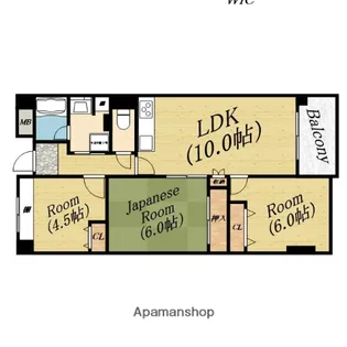エルコート千林【2階】の間取り
