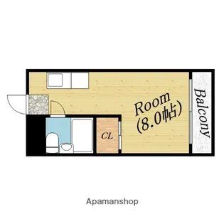 メイゾン・サンライフ【4階】の間取り