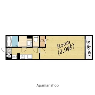 シャルマンドミール【1階】の間取り