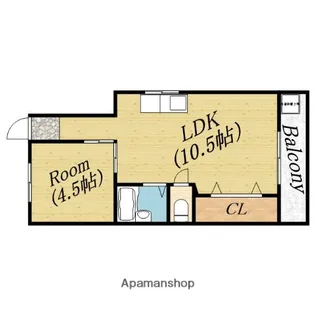 ドリームハイツ【2階】の間取り