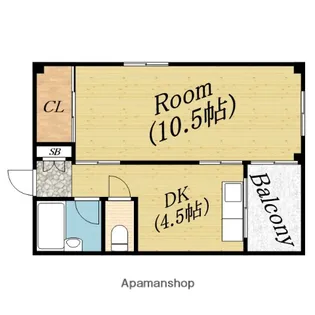 ドリームハイツ【1階】の間取り