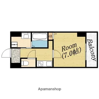 グランエクラ今市【5階】の間取り