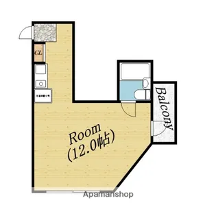 第二松山ハイツ【2階】の間取り