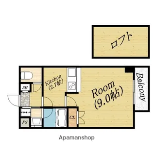 エイト シロキタⅡ【2階】の間取り