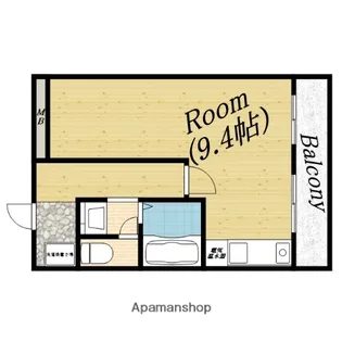 アルテハイム城北1号棟【4階】の間取り