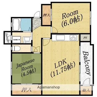 リオ城北【2階】の間取り
