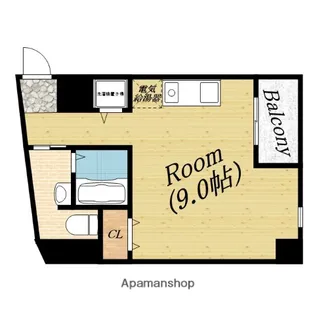 ガーディアンズパレス高殿【6階】の間取り