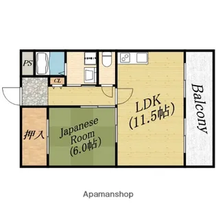 吉田マンション【4階】の間取り