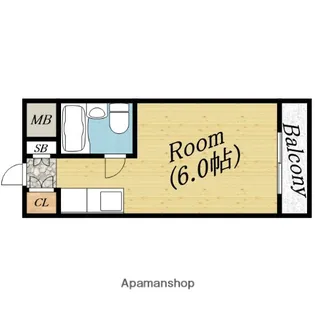 ハイツ白樺【2階】の間取り