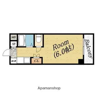 ハイツ白樺【2階】の間取り