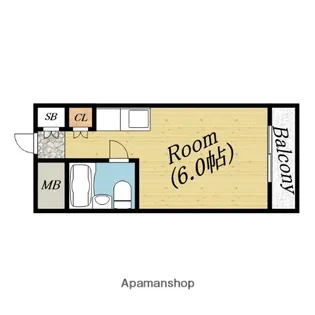 ハイツ白樺【2階】の間取り