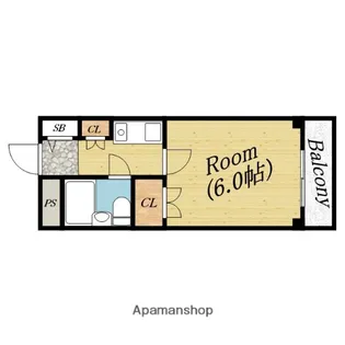 リバーサイド妙【3階】の間取り