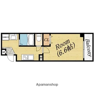 IF城北Ⅱ【2階】の間取り