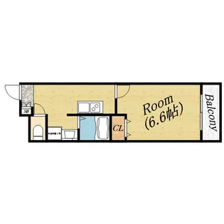 IF城北Ⅱ【1階】の間取り