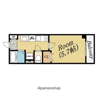 IF城北【5階】の間取り