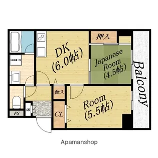 メロディーハイム千林【2階】の間取り