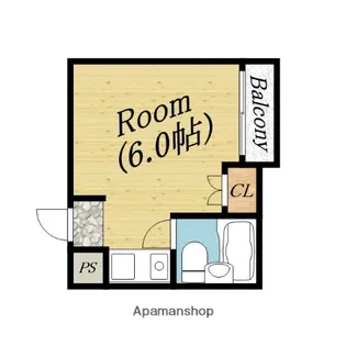 プレアール千林大宮Ⅱ【2階】の間取り