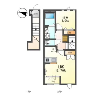 帆凪HONAGI【2階】の間取り