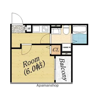 クラスティーネ新森2丁目【1階】の間取り