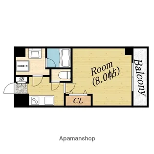 パークキューブ【4階】の間取り