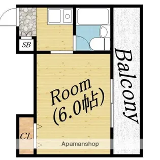ウエステリア中宮【5階】の間取り