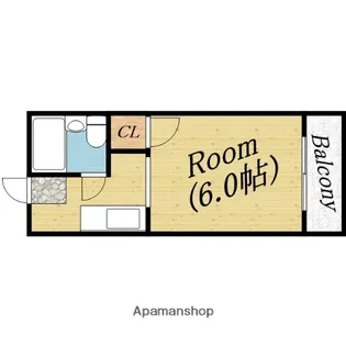 シャトー青山【2階】の間取り
