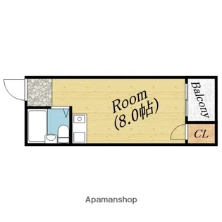 ハイツミスミ【5階】の間取り