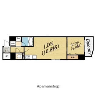 ラフォート城北公園【7階】の間取り