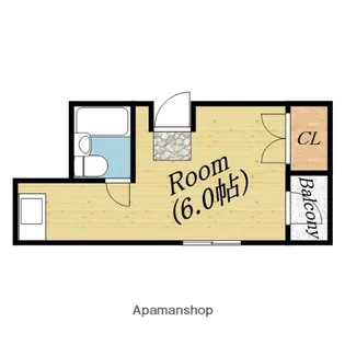 メサ太子橋【5階】の間取り