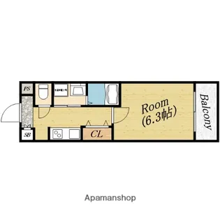 リブレ城北【2階】の間取り
