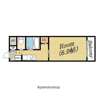 リブレ城北【4階】の間取り